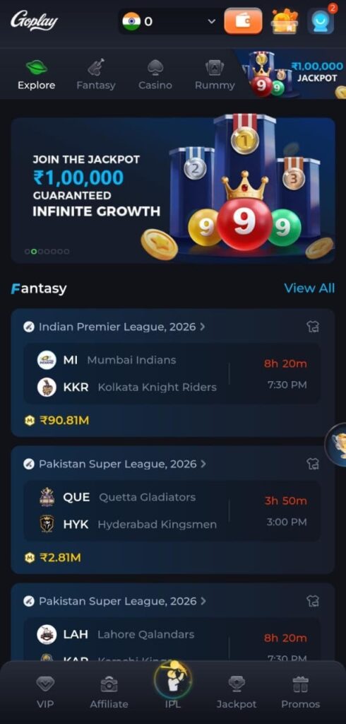 Goplay11 official App Download
